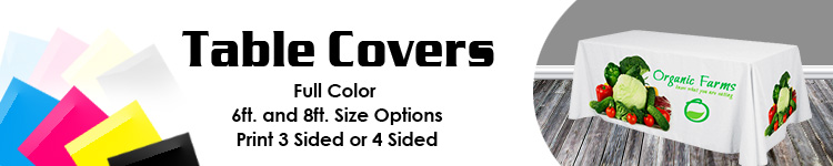 Table Covers in Full Color | Signline.com